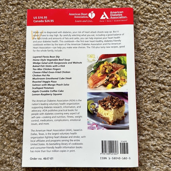 Diabetes & Heart healthy cookbook - Picture 2 of 6